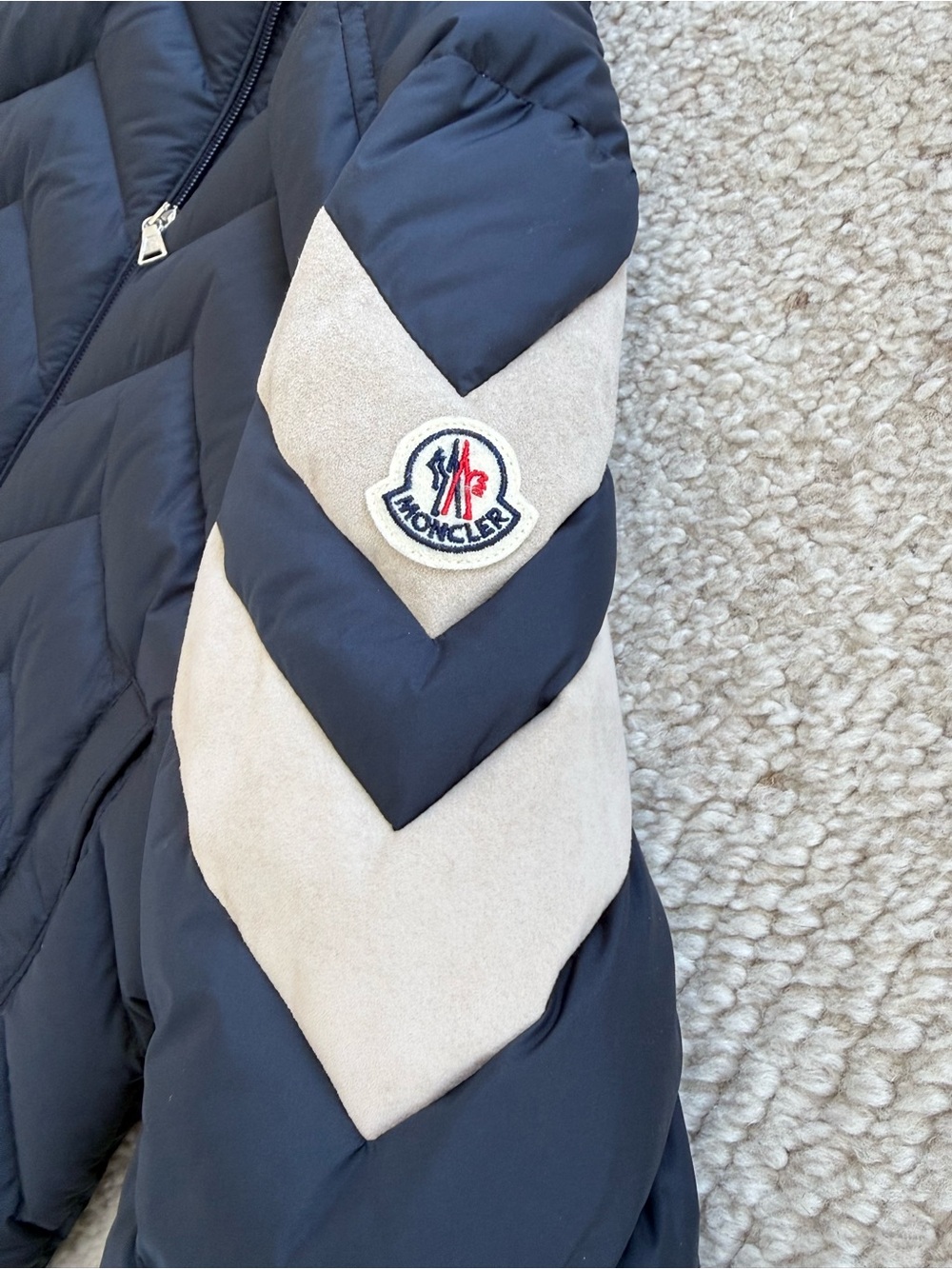 Moncler Boy's Otalus Down Biker Jacket - Picture 2 of 9